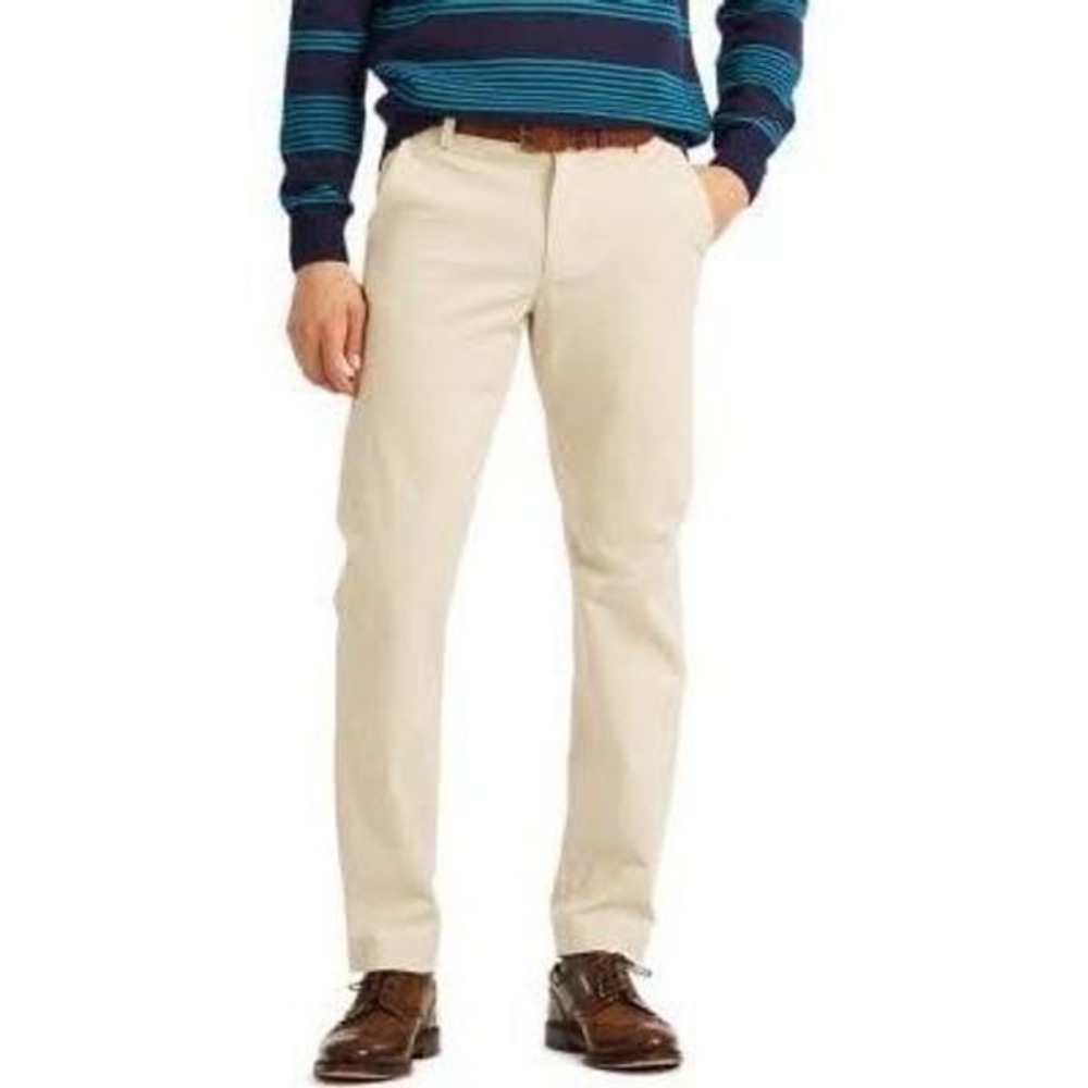 Chaps Unisex Off White Jeans Sz 38 x 32